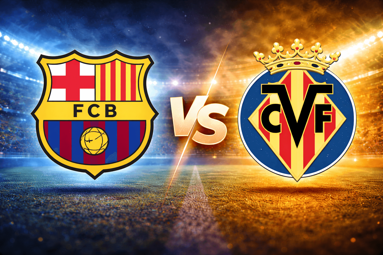 مباراة برشلونة وفياريال