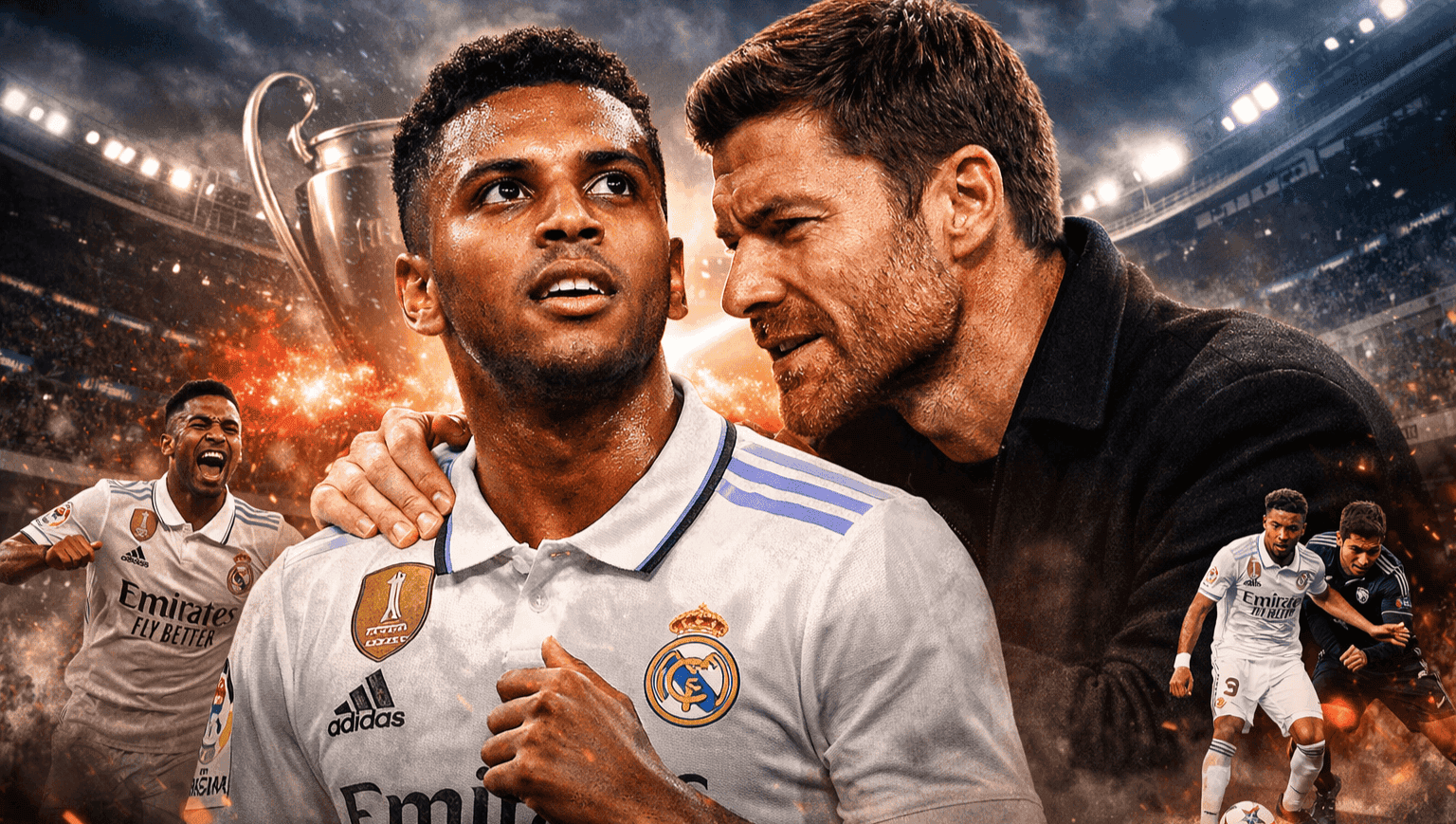 رودريغو مع تشابي ألونسو ريال مدريد