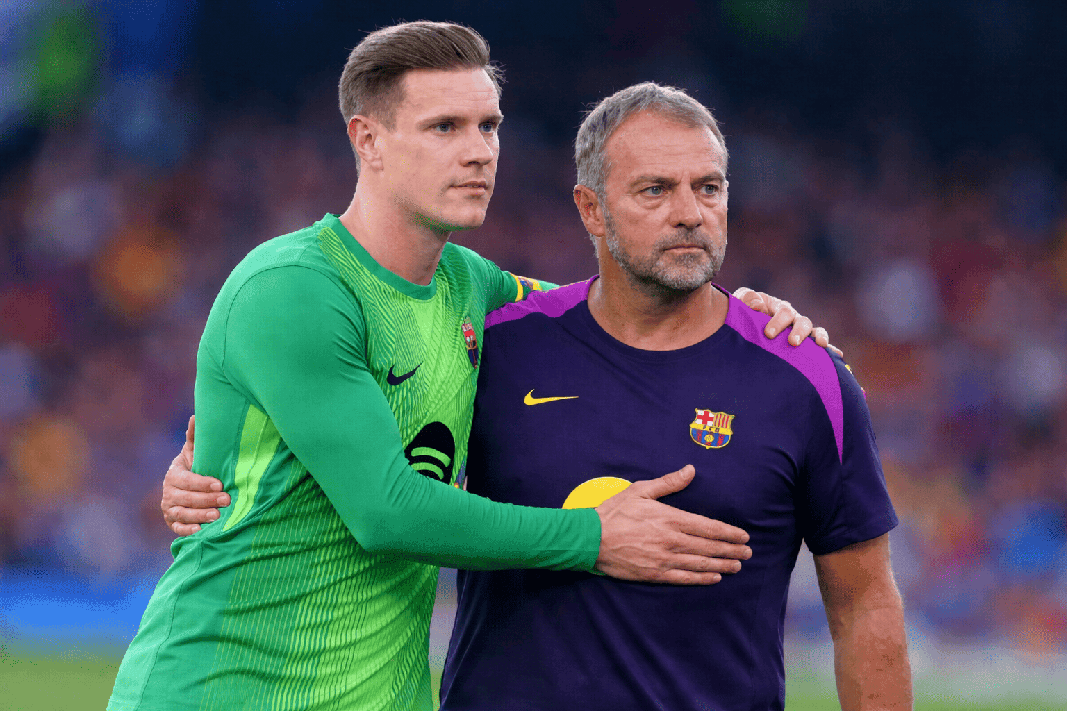 عودة تير شتيغن مع برشلونة هانز فليك