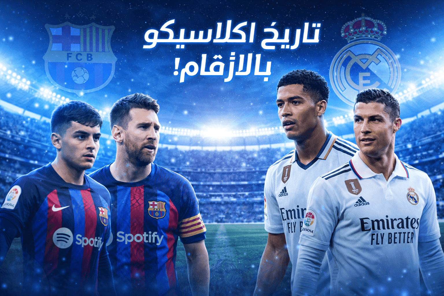 كلاسيكو ريال مدريد وبرشلونة