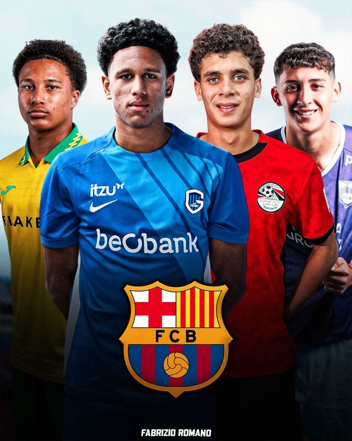 مواهب برشلونة الشابة