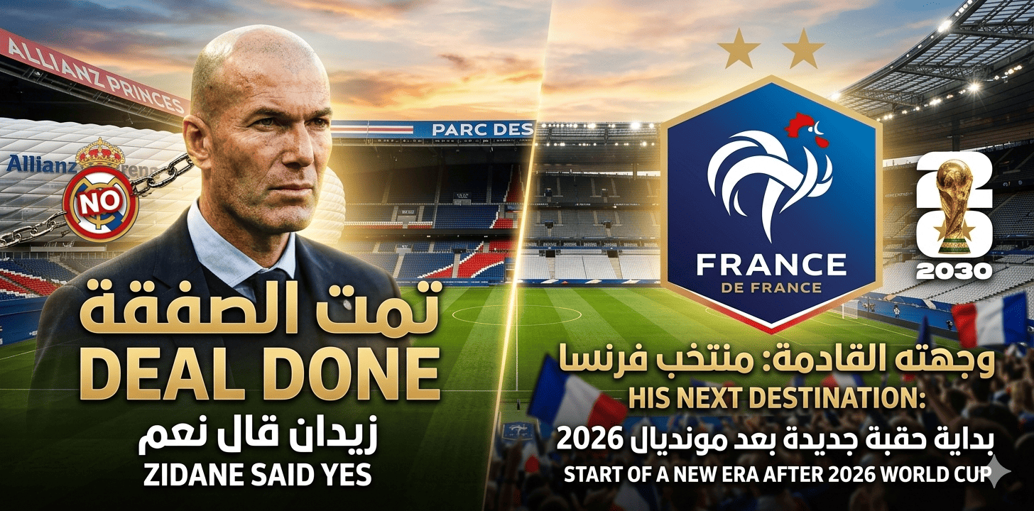 وجهة زين الدين زيدان القادمة